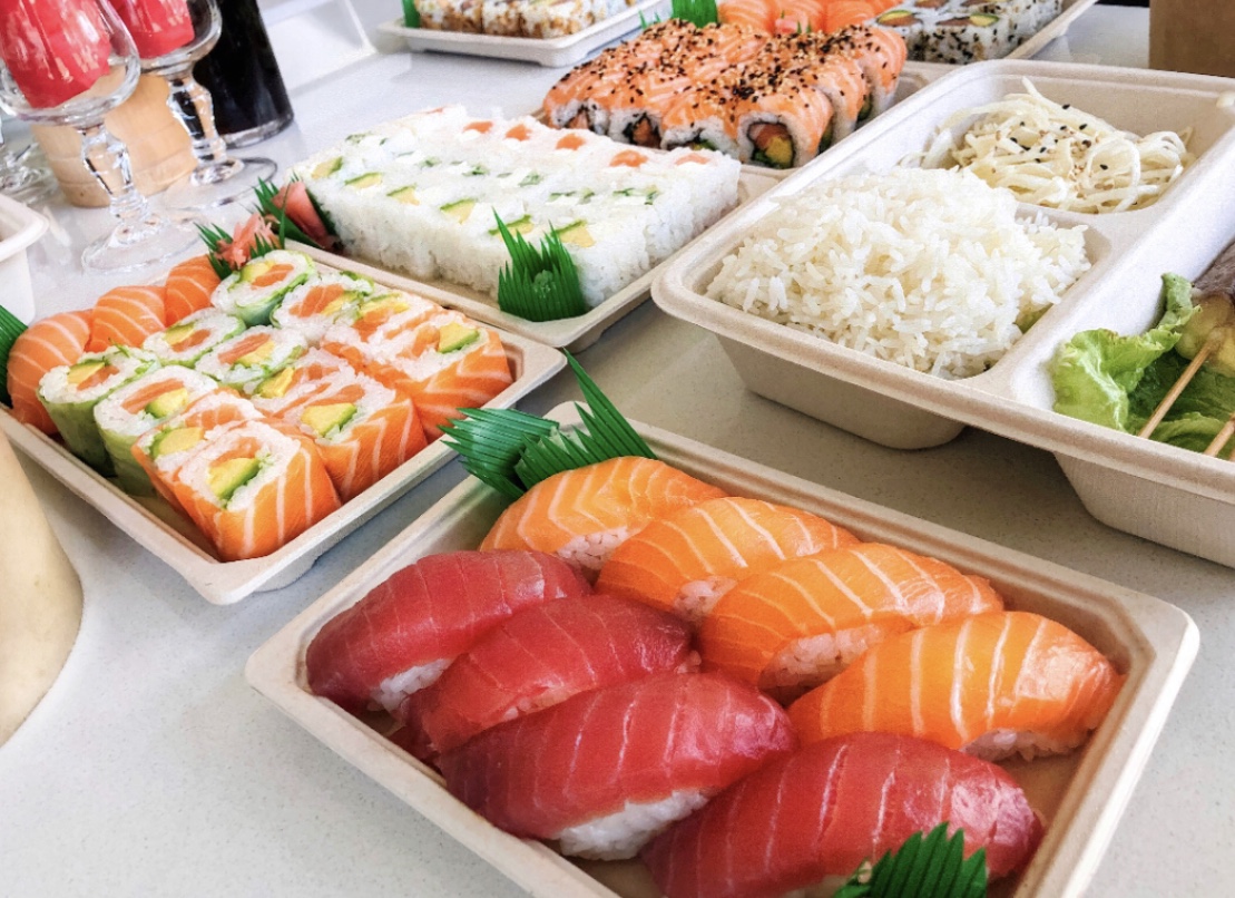 Variété de sushis
